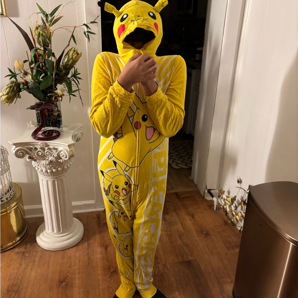 Pikachu Yellow Kids Pajama Top